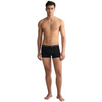 GANT men boxer shorts, 7-pack - Trunk 7-pack, cotton stretch, single-coloured Black M (Medium)