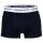GANT Herren Boxershorts, 3er Pack - Trunk 3-Pack, Logo, einfarbig Schwarz/Weiß/Rot/Blau M