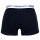 GANT mens boxer shorts, 3-pack - Trunk 3-pack, logo, single-coloured Black/White/Red/Blue M (Medium)