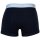 GANT mens boxer shorts, 3-pack - Trunk 3-pack, logo, single-coloured Black/White/Red/Blue M (Medium)