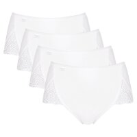 Sloggi Ladies Briefs - Maxi, Pure Sense Luxe, 4 Pack, Plain White 12