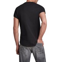 G-STAR mens T-shirt, 2-pack - Lash 2 Pack, round neck, organic cotton Black 2XL (XX-Large)