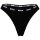 DIESEL womens thongs, 3-pack - STARS-UTLT, thong, cotton stretch, logo waistband Black S (Small)