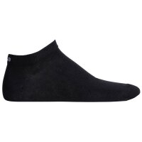 HUGO Herren Sneakersocken, 6er Pack - Uni, Baumwollmischung, Logo Schwarz 43-46