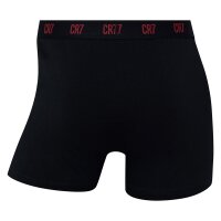 CR7 men boxer shorts, pack of 7 - trunks, cotton stretch, logo waistband Black/Green/Blue/Red S (Small)