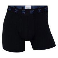 CR7 men boxer shorts, pack of 7 - trunks, cotton stretch, logo waistband Black/Green/Blue/Red S (Small)