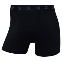 CR7 men boxer shorts, pack of 7 - trunks, cotton stretch, logo waistband Black/Green/Blue/Red S (Small)
