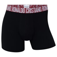 CR7 men boxer shorts, pack of 7 - trunks, cotton stretch, logo waistband Black/Green/Blue/Red S (Small)