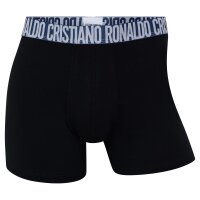 CR7 men boxer shorts, pack of 7 - trunks, cotton stretch, logo waistband Black/Green/Blue/Red S (Small)