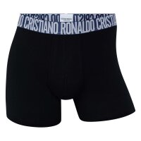 CR7 men boxer shorts, pack of 7 - trunks, cotton stretch, logo waistband Black/Green/Blue/Red S (Small)