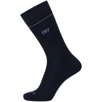 CR7 Men Socks, pack of 7 - short socks, cotton mix, plain colours Black 40-46 (UK 6,5-11,5)