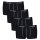 Sloggi Herren Hipster 4er Pack - Start Hipster C4P box, Boxershort, Baumwolle Schwarz M