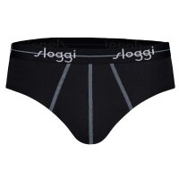Sloggi Herren Slips 4er Pack - Start midi C4P box, Baumwolle Schwarz M