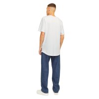 JACK&JONES Mens T-shirt, pack of 5 - JPRBLABRODY TEE CREW NECK 5PK, short sleeve, crew neck, cotton White/Blue/Black S (Small)