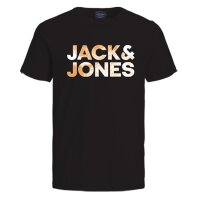JACK&JONES mens T-shirt, 5-pack - JCODISTRESSED 5PK, short-sleeved, crew neck, cotton White/Blue/Black S (Small)