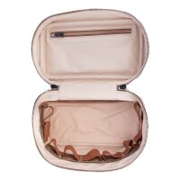 JOOP! Damen Kosmetiktasche - Cortina 1.0 Flora Washbag mhz, Cornflower, Logo, 17x24x13cm (HxBxT) Hellbraun