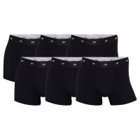 CR7 Herren Boxershorts, 6er Pack - Bambus-Viskose,Trunks, Cotton Stretch, Logobund Schwarz M