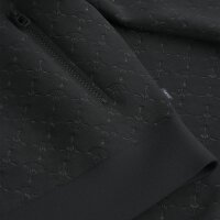 JOOP! Herren Sweatjacke mit Stehkragen - Barton, Allover-Logo, Reißverschluss Schwarz M