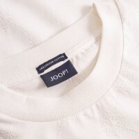 JOOP! Herren T-Shirt mit Allover-Logo - Berno, Rundhals, Kurzarm, Cornflower-Muster, Baumwolle Weiß M