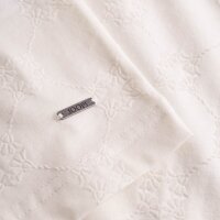 JOOP! Men T-shirt with all-over logo - Berno, round neck, short sleeve, cornflower pattern, cotton White M (Medium)