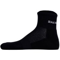 Salomon Unisex Quarter Socks, 6-pack - EVASION ANKLE, Hiking Socks, breathable Black 45-47 (UK 10,5-12)