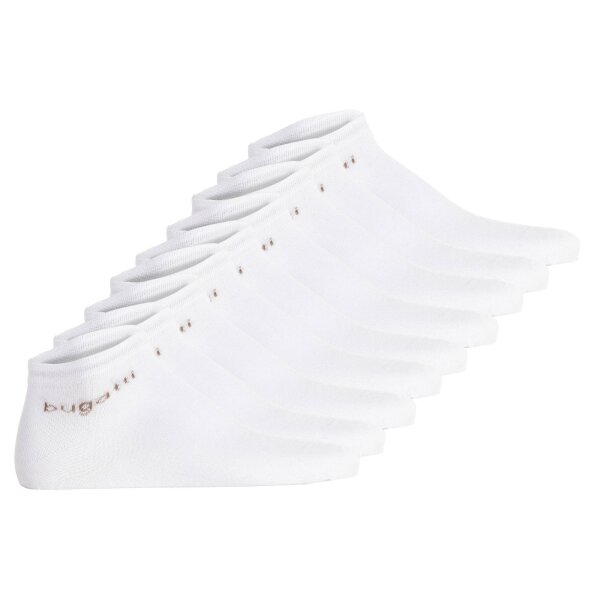 bugatti mens sneaker socks 9-pack - Socks Soft Cotton Uni Basic White 39-42