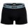 BOSS mens boxer shorts, 3-pack - Power Trunks, logo, cotton blend, single-coloured Black/Turquoise/Olive M (Medium)