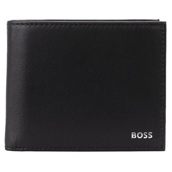 BOSS Herren Geldbörse - Randy Trifold, Münzfach, Echtleder, 9,5x12x2,5cm (HxBxT)