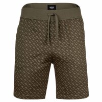 BOSS Herren Schlafanzug, kurz - Relax Short Set, 2-teilig, Shorty, Baumwolle Grün M