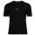 BOSS Herren T-Shirt - Unique T-Shirt, Rundhals, Baumwoll Stretch, Logo Schwarz M