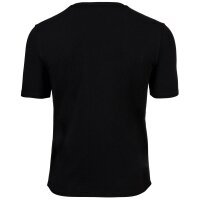 BOSS Herren T-Shirt - Unique T-Shirt, Rundhals, Baumwoll Stretch, Logo Schwarz S