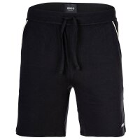 BOSS mens sweat shorts - Unique Shorts CW, short trousers, loungewear, cotton stretch Black XL (X-Large)