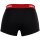 HUGO mens boxer shorts, 3-pack - TrunkTriplet, cotton stretch, logo Black/red/blue/grey M (Medium)