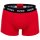 HUGO mens boxer shorts, 3-pack - TrunkTriplet, cotton stretch, logo Black/red/olive M (Medium)
