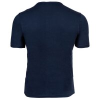 HUGO Herren T-Shirt, 3er Pack - Rundhals, Kurzarm, Logo, Baumwolle, uni Blau/Grau L