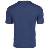 HUGO Herren T-Shirt, 3er Pack - Rundhals, Kurzarm, Logo, Baumwolle, uni Schwarz/Blau/Weiß M