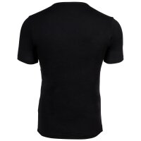 HUGO Herren T-Shirt, 3er Pack - Rundhals, Kurzarm, Logo, Baumwolle, uni Schwarz/Blau/Weiß M