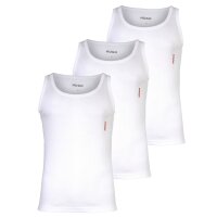 HUGO Herren Unterhemden, 3er Pack - Tank Top Tripplet Pack, Doppelripp, Baumwolle Weiß L