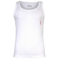HUGO Herren Unterhemden, 3er Pack - Tank Top Tripplet Pack, Doppelripp, Baumwolle Weiß L