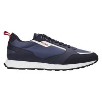 HUGO mens sneaker - Icelin Runn pumf, sneakers, lace-up, material mix Blue (Open Blue 462) EU 45 (UK 10)