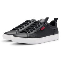 HUGO Herren Sneaker - Morrie Tenn napu, Turnschuh, Schnürung, Kunstleder Schwarz EU 42