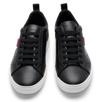 HUGO Herren Sneaker - Morrie Tenn napu, Turnschuh, Schnürung, Kunstleder Schwarz EU 42