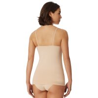 SCHIESSER Damen Spaghettitop, 4er Pack - Single Jersey, Serie 95/5, uni Beige (Sand) 4XL