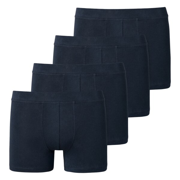 SCHIESSER boys Boxerhorts, pack of 4 - underpants, pants, cotton stretch, 140-176 Dark blue 152 (10-11 years)