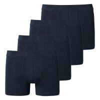SCHIESSER boys Boxerhorts, pack of 4 - underpants, pants, cotton stretch, 140-176 Dark blue 140 (8-9 years)