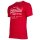 Superdry Men T-Shirt - VI Classic Tee, Logo, Round Neck, Single Colour Red M (Medium)