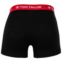 TOM TAILOR Herren Boxershorts, 5er Pack - Hip Pants, Trunks, X-lastic, Cotton Stretch Mehrfarbig M