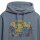 Superdry Men’s Hoodie - VI Tokyo Relaxed Hood, Hood, Vintage Cracked Print, plain Blue L (Large)