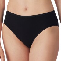 SCHIESSER Damen Slips 6er Pack - Jazz-Pants, Cotton Essentials, Basic, Stretch Schwarz 36 (Gr. Small)