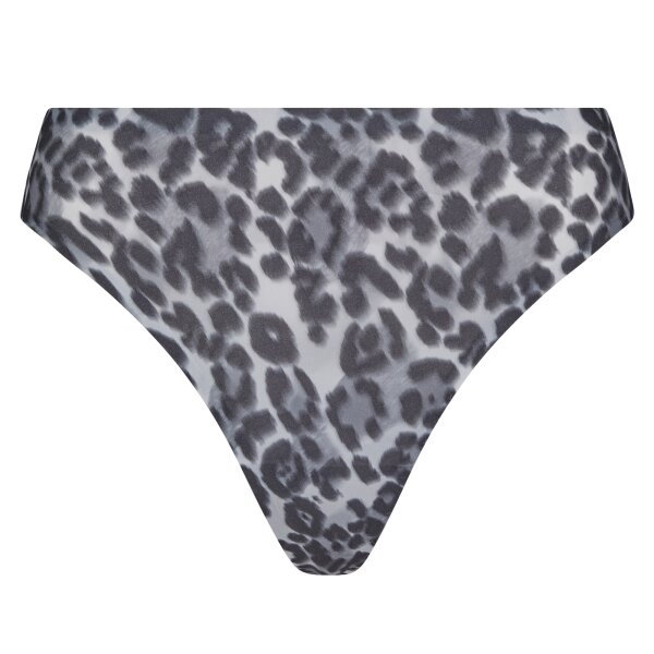 Chantelle Ladies Tanga - String, Softstretch, seamless, invisible, one size 36-44, Pattern Grey Leopard One Size